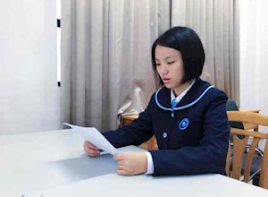 学生会招新——学生会本届主席张子萱同学在晨会上的发言