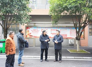 办实事 保开学——桂林市教育局文泽鸿副局长一行到我校检查指导开学工作